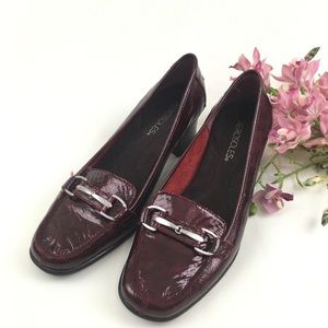 AEROSOLES Linguini Burgundy Loafers